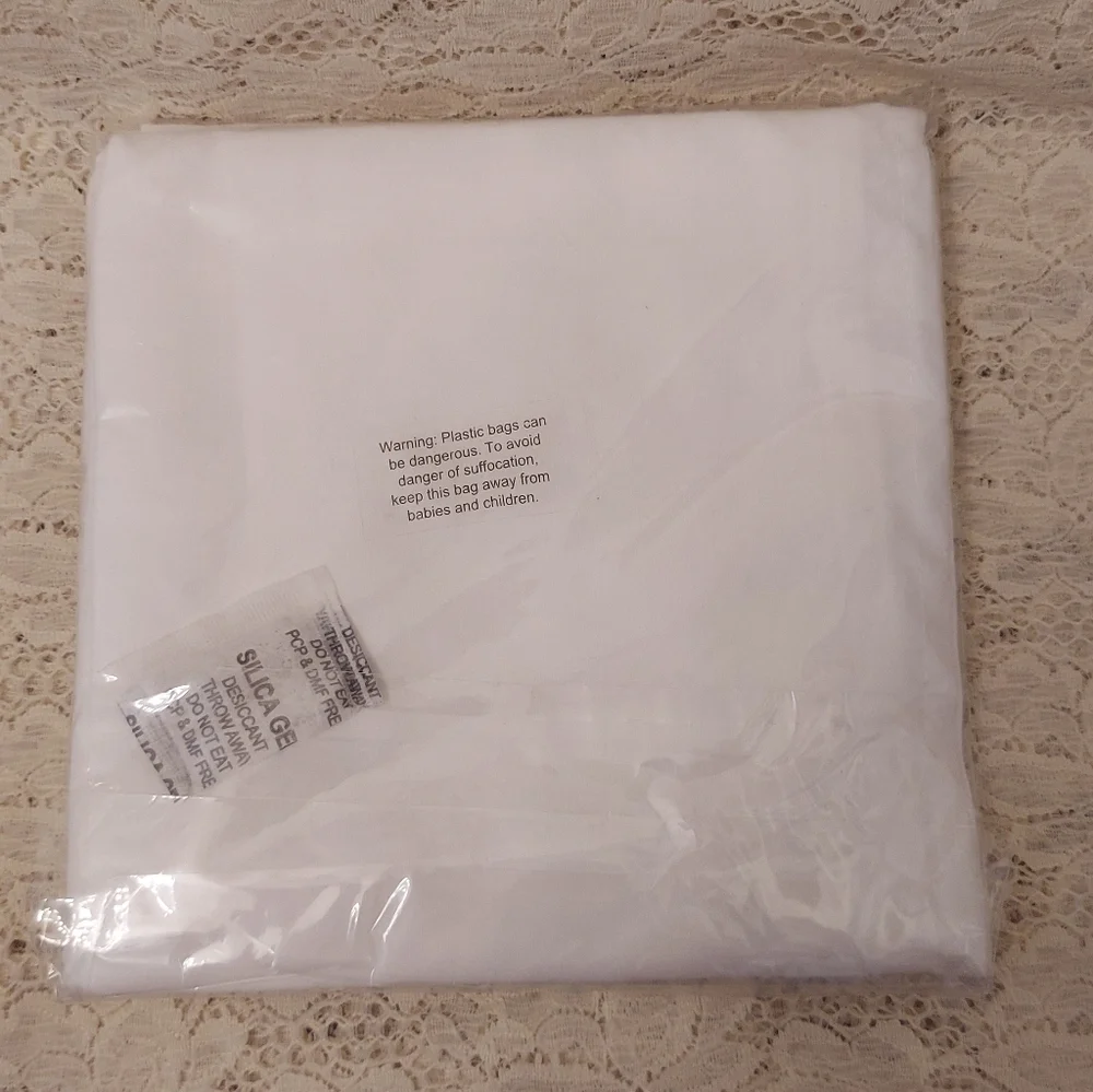 Ten Flour Sack Towels Plain White Dishtowels New in Package - Picture 2 of 9